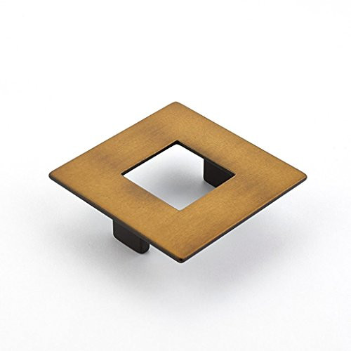 SCHAUB 443-BRBZ Finestrino Collection 2-1/2 in. (64 mm) Pull, Burnished Bronze -