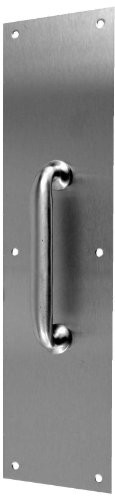 Don-Jo 7110613 7110 Bronze Pull Plate with Cast Pull, Oil Rubbed Bronze Finish, 4" Width x 16" Height