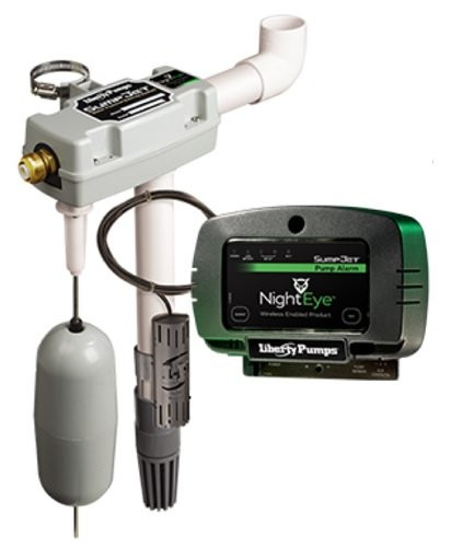 Liberty Pumps SJ10A-EYE  SumpJet Water Powered Back-Up Sump Pump with NightEye Wireless Alarm