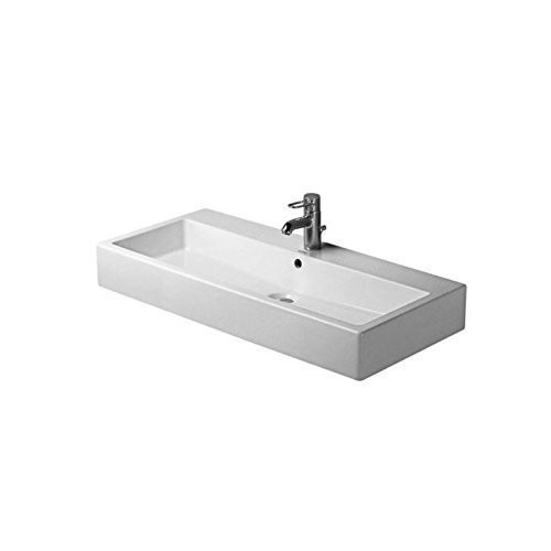 Duravit 454100027 Waschbecken Vero Breite 100cm 1 Hahnloch geschliffen weiï¿½ ,