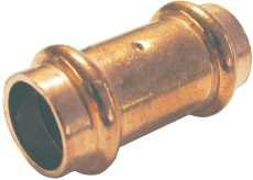 "Nibco" PC600DS112 Press Coupling 1-1/2 In. With Stop