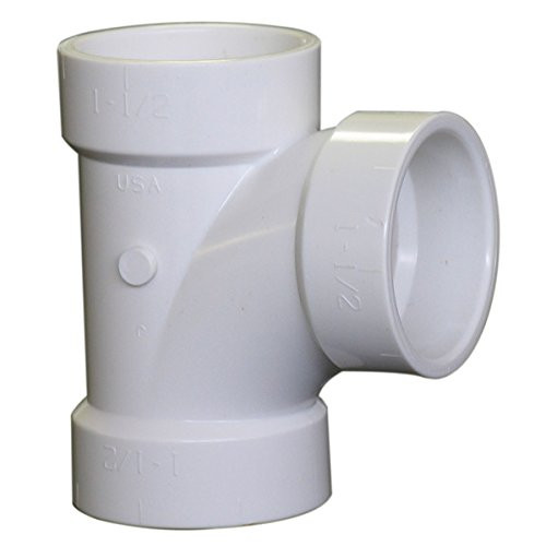 "Nibco" 4811664 NIBCO 6 in. x 6 in. x 4 in. PVC DWV Hub x Hub x Hub Sanitary Reducing Tee