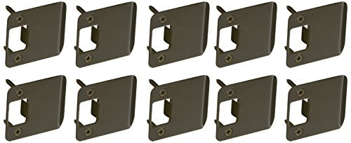 Don-Jo 9102DURC EL 102 RC 18 Gauge Extended Lip Strike with 1/4" Radius Corner, Dura Coated, 2" Width x 2-1/4" Height (Pack of 10)
