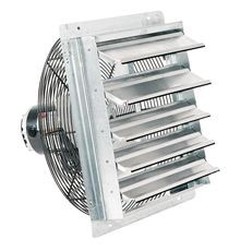 FANTECH SX-0466794  Axial Wall Shutter Fan, Direct Driveve, 1/30 hp, 115V, 1 PH, TEFC, 10"