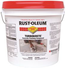 RUSTOLEUM 137054 RUST-OLEUM®TURBOKRETE®CPS 5494 SYSTEM CONCRETE PATCHING COMPOUND, 2 GALLON KIT