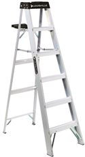 LOUISVILLE LADDER 555519 AS3006 300-Pound Duty Rating Aluminum Step Ladder, 6-Foot
