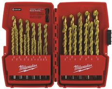 MILWAUKEE 288553 & #174 Thunderbolt & #174 1/16-1/2 29Pc. Titanium Coated Drill Bit Set