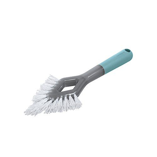 Casabella CB-15933 BRUSH, :( GROUT HEAVY DUTY GRAY & AQUA BRUSH, :( GROUT HEAVY DUTY GRAY & AQUA