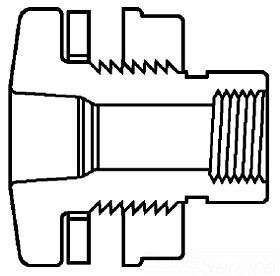 3/4 SXF PVC BULKHEAD FTG 8171-007 FORMERLY 871-007 SPEARS MFG. CO. 9618