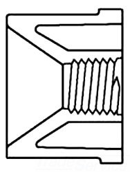 438-212 1-1/2X1-1/4 SPXF BUSH SCH-40 PVC SPEARS MFG. CO. 9127