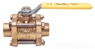 CONBRACO 972876 82LF-208-01 LF 2in APOLLO BRONZE COP 3PC BALL VALVE INDUSTRIES INC. (APOLLO)