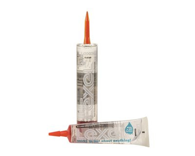SASHCO SX-0185389 Lexel Flexible Caulk - Clear (10.5-Ounce Cartridge, Pack of 12)