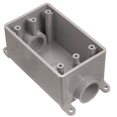 Carlon 628106 Lamson E981DFN-CAR Molded Conduit Switch Box Type FSC