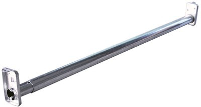 KNAPE & VOGT 560739 ADJUSTABLE CLOSET ROD 72" TO 120" WHITE