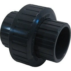 B & K LLC 281017 B & K GIDDS- 1-1/4" Pvc Sch 80 Solvent Union