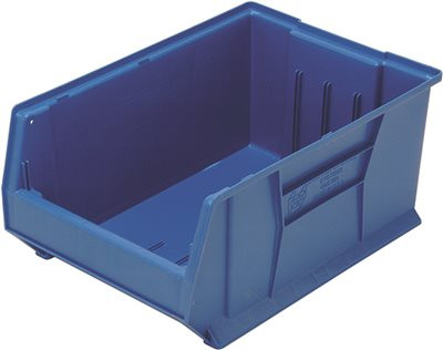 QUANTUM STORAGE SYSTEMS 159549 Quantum QUS954 Plastic Storage Stacking Hulk Container, 24-Inch by 16-Inch by 11-Inch, Blue, Case of 1.