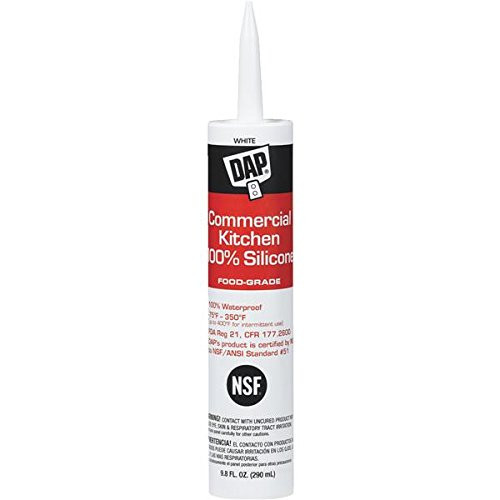 Dap 1031020 ® COMMERCIAL KITCHEN SILICONE SEALANT, 9.8 OZ. CARTRIDGE, WHITE