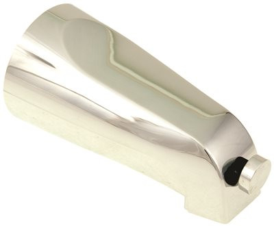 T&S Brass 125007 BRASSCRAFT GIDDS- Mixet Bathtub Spout with Front Diverter And Top Shower Adapter, Chrome, 5-1/8", Slip-On