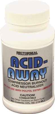 RECTORSEAL 441342  4-Ounce Bottle Acid-Away Compressor Burnout Neutralizer