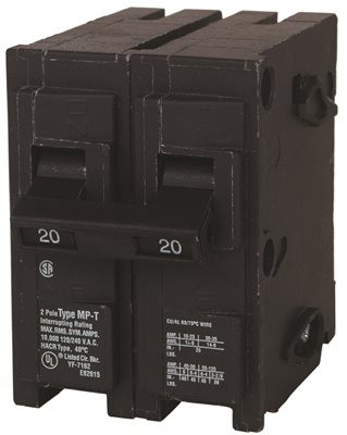 SIEMENS 605910 20-Amp Double Pole Type QP Circuit Breaker