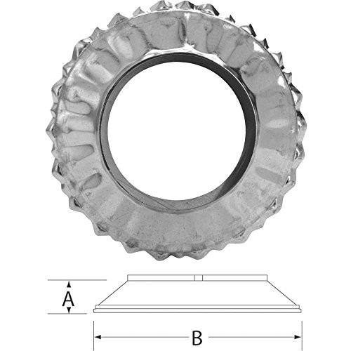SELKIRK 503800 Storm Collar 5 " #5rv-Sc Type B Al Ul