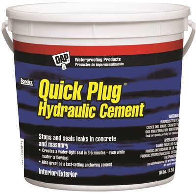 Dap 109273  10 Lb Pail Quick Plug Hydraulic & Anchoring Cement