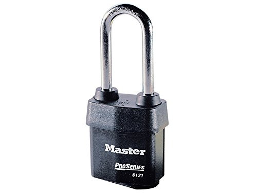MASTERLOCK U009000 MASTERLOCK 6121KALJ-11G043 2-1/8" Wide Pro Series All Weather Padlock, 2-1/2" Shackle - Keyed Alike