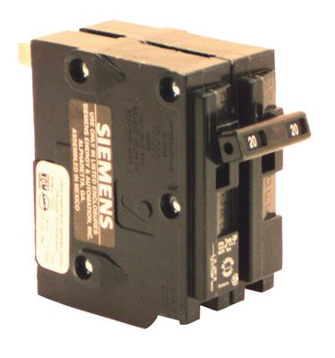 SIEMENS 608762 BQ 20-Amp Double Pole 480Y/277V AC - 125/250V DC 14KAIC Bolt in Breaker