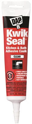Dap 132659 18510 White Kwik Seal Plus Premium Kitchen and Bath Adhesive Caulk 10.1-Ounce by