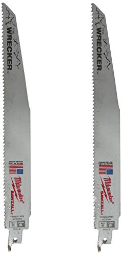 MILWAUKEE 2488091 & #174 9 8 TPI The Wrecker & #8482 SAWZALL & #174 Blade (5 Pack)