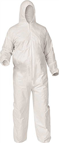 Kimberly Clark 2475178 Kimberly Clark Kleenguard A35 Liquid and Particle Protection Coveralls, , Medium, White