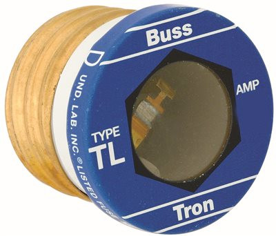 Cooper Bussmann 2487639 Bussmann 20 Amp Time Delay, Loaded Link Edison Base Plug Fuse, 125V UL Listed