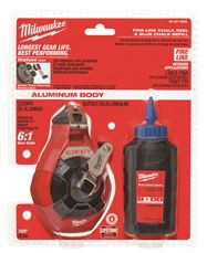 100 FT. PRECISION CHALK N REEL W BLUE MILWAUKEE ELECTRIC TOOL 48-22-3992