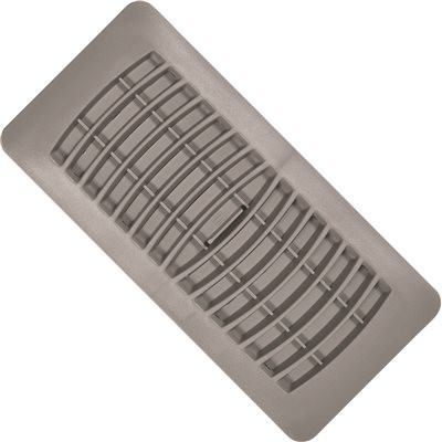 IMPERIAL MANUFACTURING 131905 IMPERIAL™ PLASTIC FLOOR / CEILING REGISTER, 4X10 IN., GRAY, 9 REGISTERS PER CASE