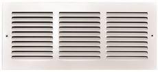 TRUAIRE 3562114 STAMPED FACE RETURN AIR GRILLE, 30 IN. X 12 IN., WHITE