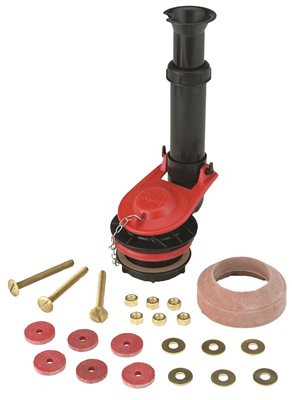 LAVELLE INDUSTRIES 191157 Korky Adjustable Toilet Flush Valve and Flapper Kit and Tank to Bowl Gasket Kit, 2-Inch