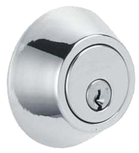 SCHLAGE 2479332 Dexter by JD60625 Single-Cylinder Deadbolt, Bright Chrome