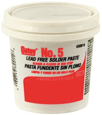 OATEY 431006 SOLDER PASTE 8 OZ., LEAD FREE