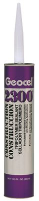 GEOCEL 290425 CAULK & SEALANTS 2300 Construction Tripolymer Sealant, White, 10.3 Oz.