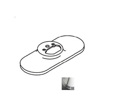 Kohler K78050-CP K78050CP Escutcheon, Polished Chrome
