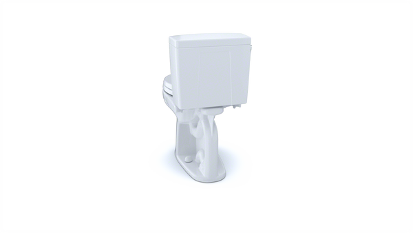 Toto CST453CUFG#01 Toto Drake Ii 1G Round Front Bowl Tank C453Cufg+St453U Cotton White CST453CUFG#01