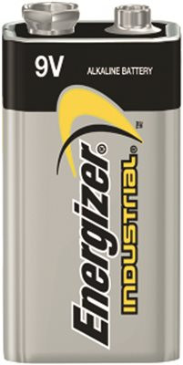 EVEREADY BATTERY 2470696 Energizer Industrial Alkaline Battery, 9 Volt , 12 batteries per pack -- 6 packs per case