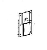 Toto THP3214 TOUCH BUTTON ASSY, CONCEALED EFV-MC, CONCEALED