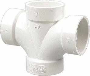 Nibco 48353322 Nibco 48353322NIBCO 3" x 3" x 2" x 2" H x H x H x H, PVC DWV Dou