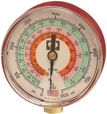 JB INDUSTRIES 505316  Glow In The Dark Manifold Gauges, 3-1/8"