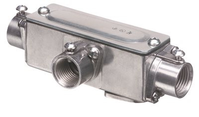 Arlington Industries 710012 Arlington -1 AnyBODY Conduit Body 5-in-1 Combination LB, T, C, LR, LL, Metallic, 1/2 Inch