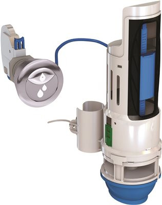 DANCO COMPANY 181365 Next by Danco HydroRight Dual Flush Valve and Push Button Handle