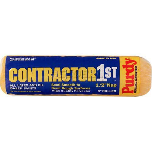 PURDY 1030819 688093 9X1/2 1/2" Pile Height Contractor First Roller Cover