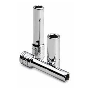 SK Hand Tool SKT48031 48031 12 Point 1/2-inch Drive Deep Socket, 31mm, Chrome