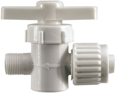 FLAIR-IT 421569 FLAIR IT STRAIGHT STOP VALVE 1/2" PEX X 3/8" COMPRESSION